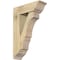 Ekena Millwork Balboa Traditional Rough Sawn Bracket w/ Offset Brace, Douglas Fir, 8"W x 24"D x 36"H BKT0806X24X36BOA01RDF - alternate 1